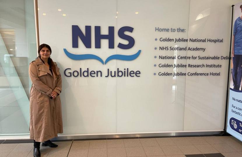 Pam Gosal Golden Jubilee hospital