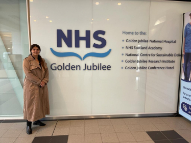 Pam Gosal Golden Jubilee hospital